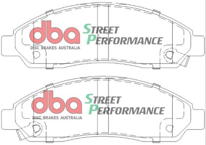 DBA 04-08 Chevrolet Colorado SP Performance Front Brake Pads DB1468SP DB1468SP Photo - out of package