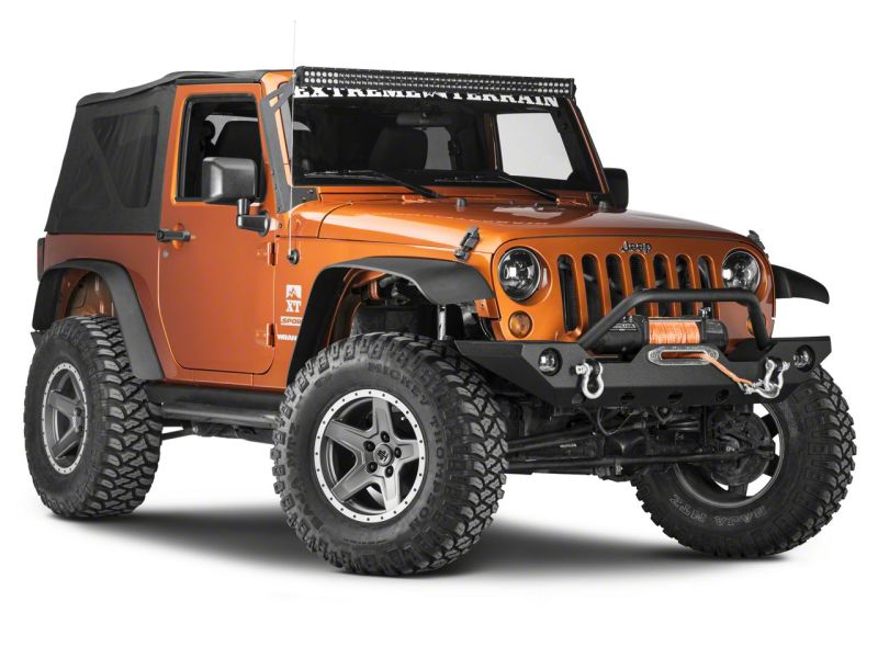 Raxiom 07-18 Jeep Wrangler JK 50-In LED Light Bar Windshield Mount J106743 J106743 Photo - Close Up