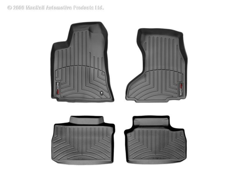 WeatherTech WT FloorLiner - Rear - Blk Floor Mats Floor Mats - Rubber main image