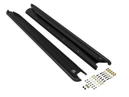 aFe POWER 20-23 Subaru Outback H4 2.4L (t) / H4 2.5L Terra Guard Trail Slider Steps - Black 79-27003 79-27003 Photo - Primary