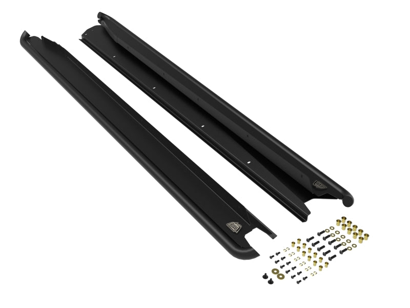 aFe POWER 20-23 Subaru Outback H4 2.4L (t) / H4 2.5L Terra Guard Trail Slider Steps - Black 79-27003 79-27003 Photo - Primary