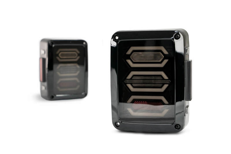 DV8 Offroad 07-18 Jeep Wrangler JK Octagon LED Tail Light TLJK-02 TLJK-02 Photo - Unmounted