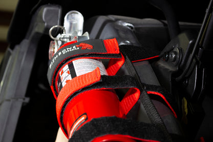 Fishbone Offroad Padded Roll Bar Red Fire Extinguisher Holder FB55155 FB55155 Photo - lifestyle view
