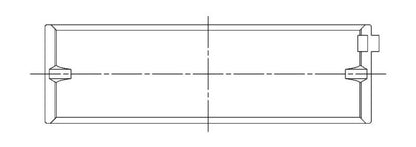 ACL 03+ Chrysler 345 5.7L Hemi V8 Standard Size Race Series High Performance Main Bearing Set 5M2220H-STD 5M2220H-STD Technical Drawing