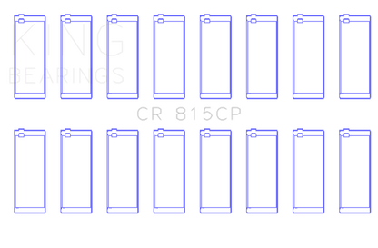 King Engine Bearings King GM 287, 316, 347, 370,400, 421, 428, 455 Connecting Rod Bearing Set CR815CP CR815CP Photo - Primary