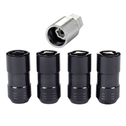 McGard Wheel Lock Nut Set - 4pk. (Cone Seat) M14X1.5 / 21mm & 22mm Dual Hex / 1.965in. L - Black 24220 24220 Photo - out of package