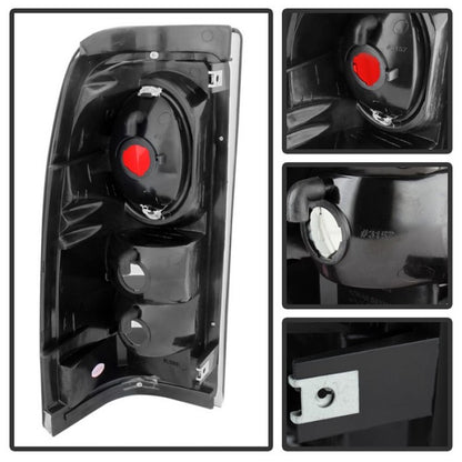 Spyder Chevy Silverado 1500 99-02 (Not Fit Stepside) Euro Style Tail Lights Blk Smke ALT-YD-CS99-BSM 5078056 5078056 User 1