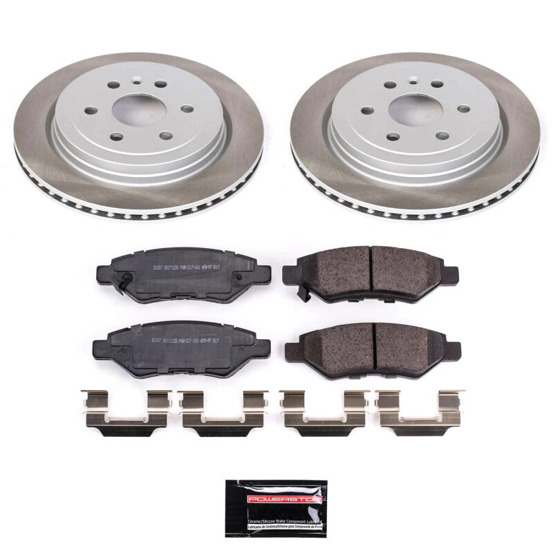 PowerStop Power Stop 2011 Saab 9-4X Rear Semi-Coated Rotor Kit SC5543 SC5543 Photo - Primary