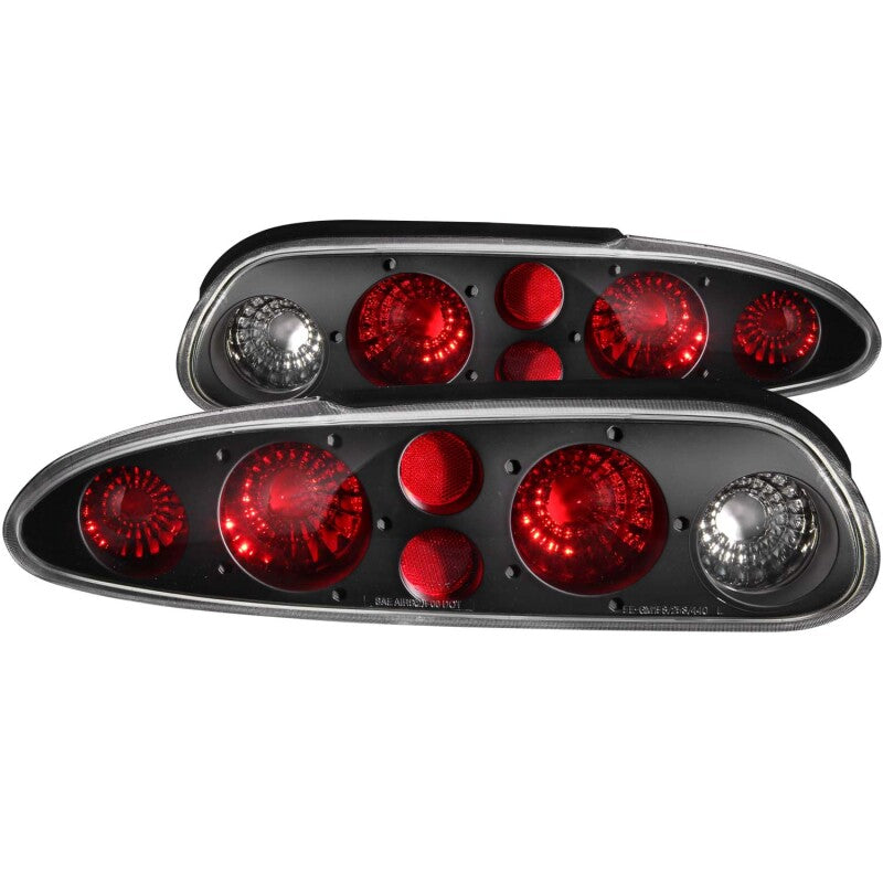 Anzo 1993-2002 Chevrolet Camaro Taillights Black 221013 Photo - Primary