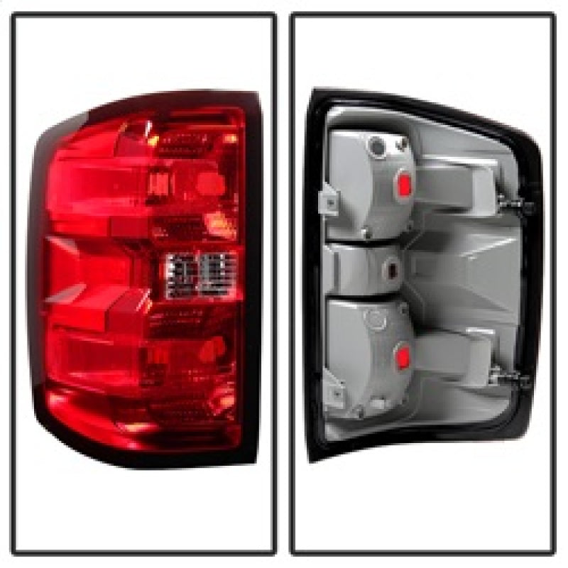 SPYDER Xtune Chevy Silverado 2014-2016 Driver Side Tail Lights - OEM Left ALT-JH-CS14-OE-L 9031915 9031915 Photo - Unmounted