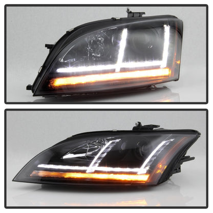 Spyder 08-15 Audi TT (HID Model Only) Projector Headlights - Sequential Signal - Black 5086891 5086891 Photo - Unmounted