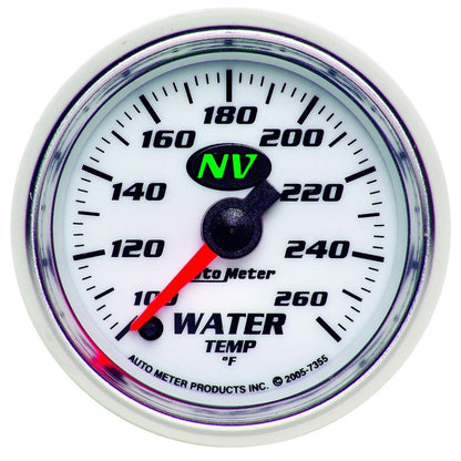 Autometer 2-1/16" Water Temperature, 100-260 °F, Stepper Motor 7355 Photo - Primary