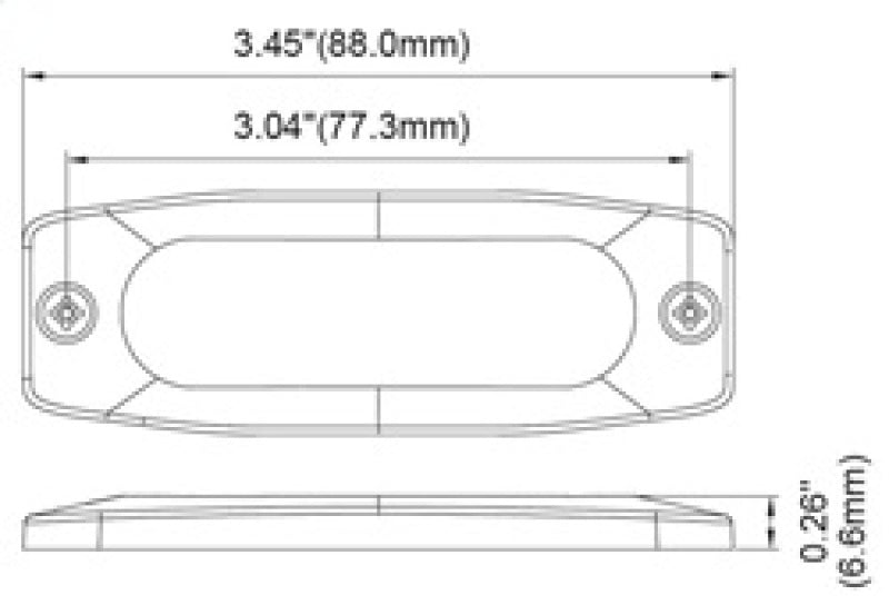 Hella L/Head Mst3 Led 12 24V White 2La H22896041 H22896041 Technical Drawing