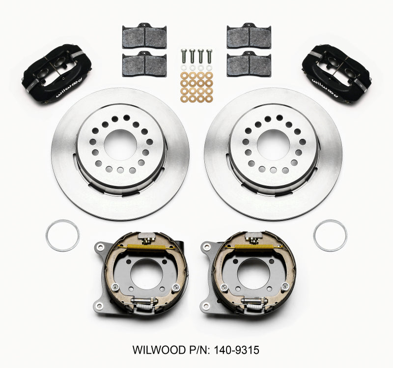 Wilwood FDL P/S Park Brake Kit, 12 Bolt, 2.75" offset, Staggered Shock 140-9315 Photo - Primary