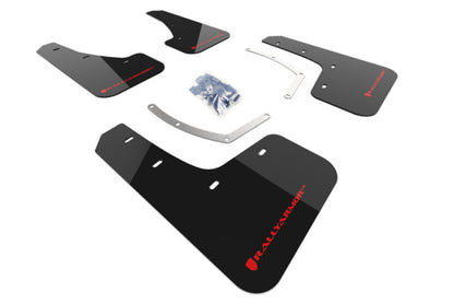 Rally Armor  17-18 Subaru Ascent UR Black Mud Flap w/ Red Logo MF49-UR-BLK/RD Photo - Primary