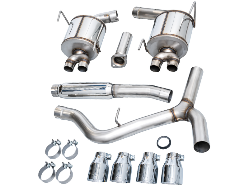 AWE Tuning 2022+ VB Subaru WRX Touring Edition Exhaust - Chrome Silver Tips 3015-42979 3015-42979 Photo - out of package