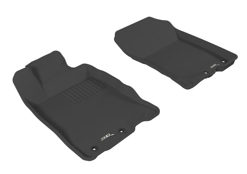3D MAXpider 2010-2014 Honda Insight Kagu 1st Row Floormat - Black L1HD02311509 L1HD02311509 Photo - Primary