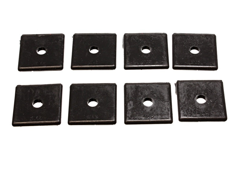 Energy Suspension Poly Pads - Square QTY 8, 2" SQ X 7/16" ID X 1/4" H 9.9533G Photo - Primary