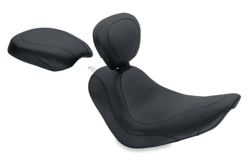 Mustang Motorcycle Mustang 06-17 Harley Softail Wide Tire (200mm) Wide Tripper Passenger Seat - Black 76741 76741 Photo - Primary