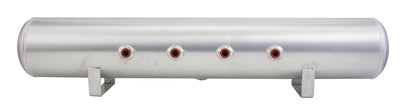 AIRLIFT 5 Gal Alum Air Tank - (4) 3/8" face ports, & 1/4" drain port - 36" LX 11956 Photo - Primary