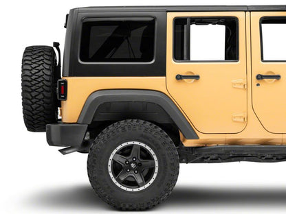 Raxiom 07-18 Jeep Wrangler JK Axial Series Lux LED Tail Lights- Blk Housing (Clear Lens) J141596 J141596 Photo - Close Up