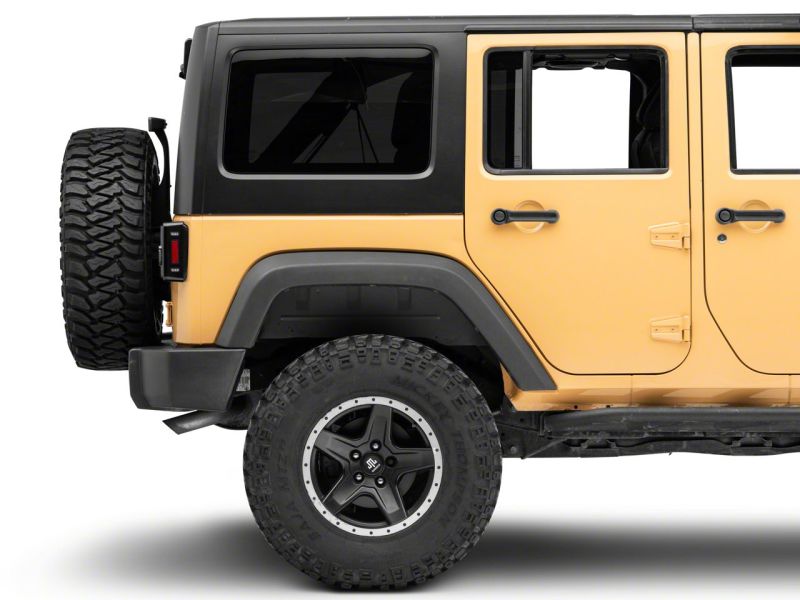 Raxiom 07-18 Jeep Wrangler JK Axial Series Lux LED Tail Lights- Blk Housing (Clear Lens) J141596 J141596 Photo - Close Up