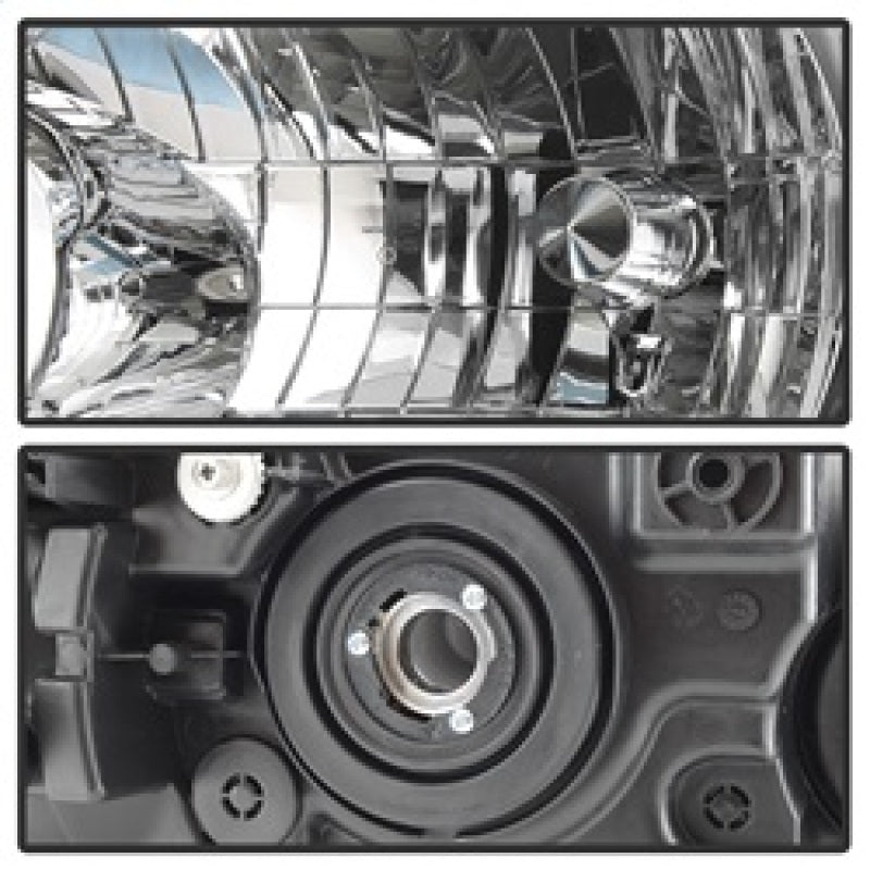 SPYDER Xtune Toyota Highlander 04-06 (Non Hybrid Models) OEM Style Headlights Chrome HD-JH-THIGH04-AM-C 9039157 9039157 Photo - Unmounted