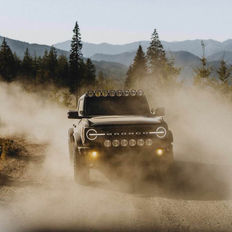 KC HiLiTES Three Light Fog Pocket Kit 21-  Ford Bronco 97168 97168 Photo - lifestyle view