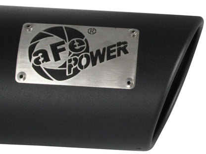 aFe MACH Force-Xp 4in 409 Stainless Steel Exhaust Tip: 4 In x 5 Out x 12L 49T40501-B12 Photo - Unmounted