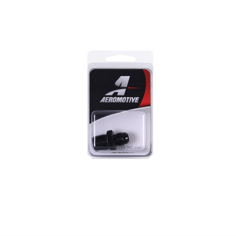 Aeromotive 3/8'' NPT to AN-06 Male Flare Adapter Fitting 15615 Photo - in package
