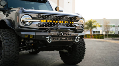 DV8 Offroad 21-23 Ford Bronco Spec Series Front Bumper FBBR-05 FBBR-05 Photo - Unmounted
