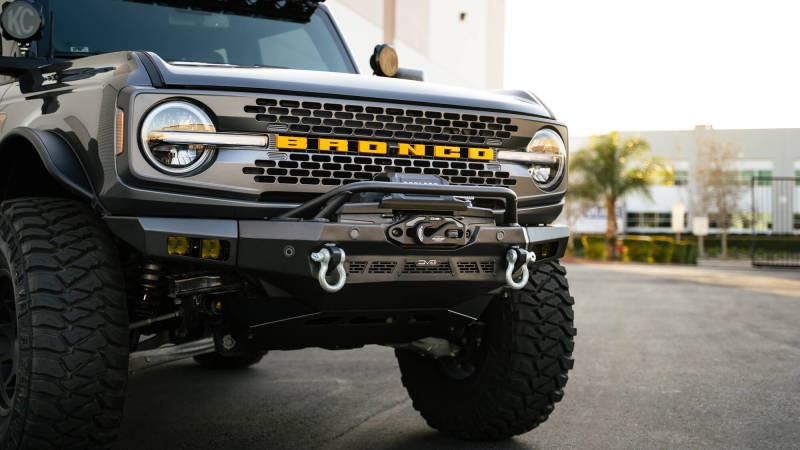 DV8 Offroad 21-23 Ford Bronco Spec Series Front Bumper FBBR-05 FBBR-05 Photo - Unmounted