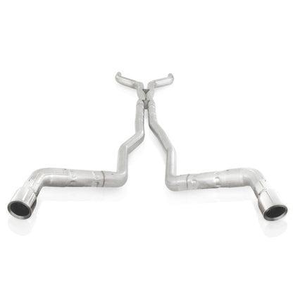 Stainless Works 10-15 Camaro 6.2L 3in Dual Chambered Catback System X-Pipe Factory Connect CA11CB CA11CB Photo - Primary