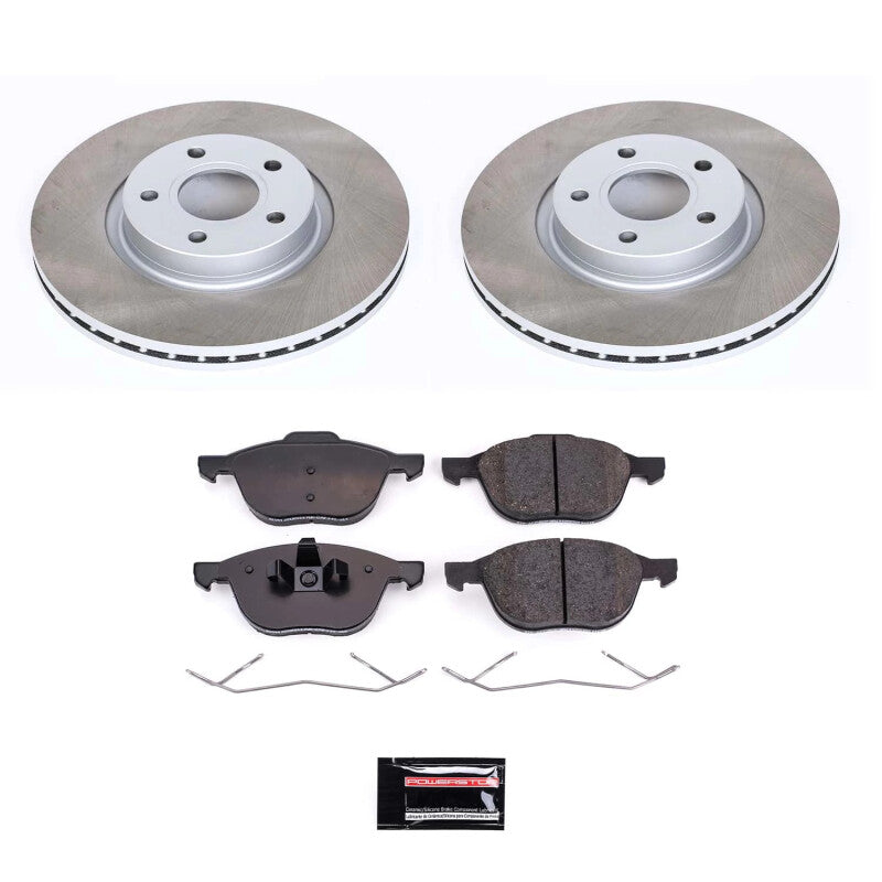 PowerStop Power Stop 05-11 Volvo V50 Front Semi-Coated Rotor Kit SC4575 SC4575 Photo - Primary