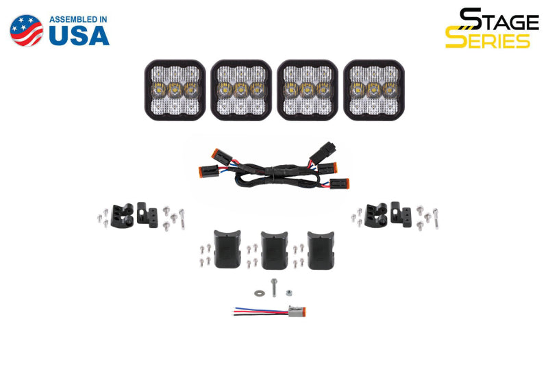 Diode Dynamics SS5 Sport Universal CrossLink 4-Pod Lightbar - Yellow Driving DD7207 DD7207 User 5