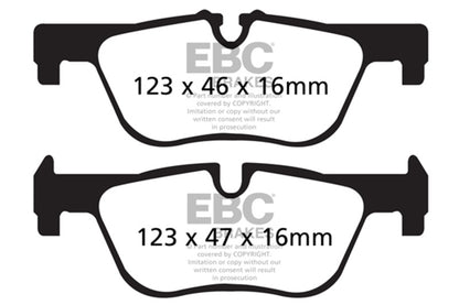 EBC Disc Brake Pad Set DP42132R Photo - Primary