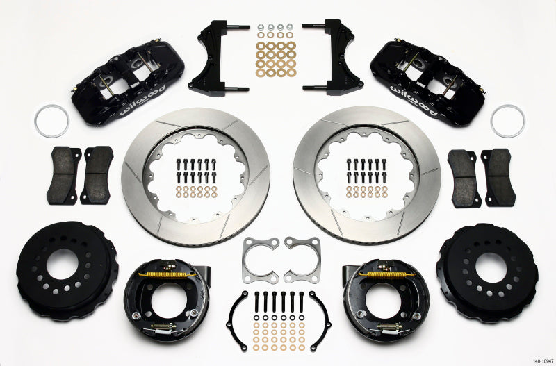 Wilwood AERO4 Rear P-Brake Kit 14.00in Big Ford Old Style 2.36in Offset 140-10947 140-10947 Photo - Primary