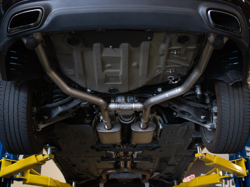 aFe MACH Force-Xp 2.5in 304 SS Exhaust 15-19 Dodge Charger / Chrysler 300 V6 3.6L 49-32071 49-32071 Photo - Mounted