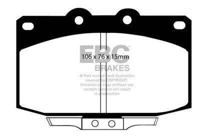 EBC Disc Brake Pad Set DP4763R Photo - Primary