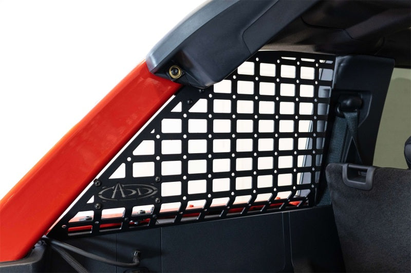 Addictive Desert Designs ADD 21-23 Ford Bronco & Bronco Raptor Rear Window Molle Storage Panels AC2302801NA AC2302801NA Photo - Mounted