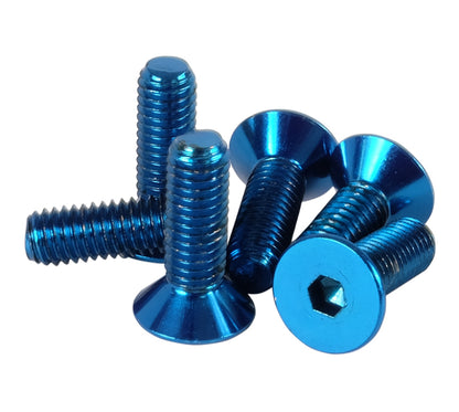 NRG Steering Wheel Screw Kit Upgrade Blue "CONICAL" SWS-100BL Photo - Primary