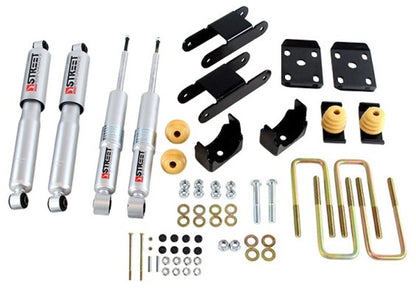 Belltech LOWERING KIT 18-20 Chevy Colorado/Canyon All Cab/SB -0-3in F / -4in R w/ Street Perf Shocks 1100SP 1100SP User 1