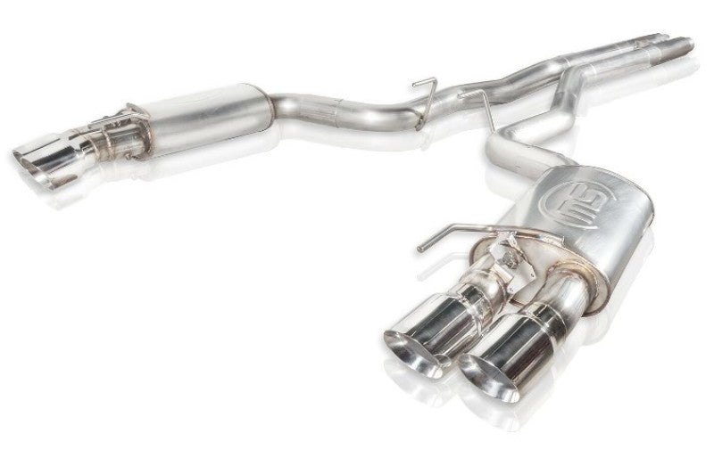 Stainless Works 2018+ Ford Mustang GT 3in Legend Series Catback H-Pipe w/Active Valves & Quad Tips M18CBHFCL M18CBHFCL User 1
