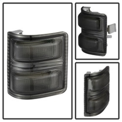 SPYDER xTune Ford Superduty 08-14 F250-F550 Amber LED Mirror Signal Lens - Smoke ACC-LED-FDSD08-MR-SM 9924743 9924743 Photo - Unmounted