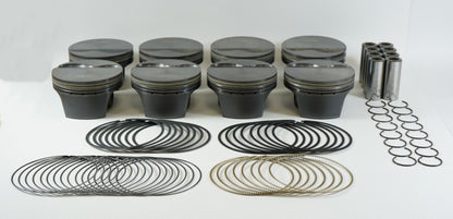 Mahle MS Piston Set Chevrolet LS1/2/6 5.3L 329ci 3.800in Bore 3.622in Stk 9.6:1 CR -2.1cc Set of 8 930218400 930218400 Photo - Primary