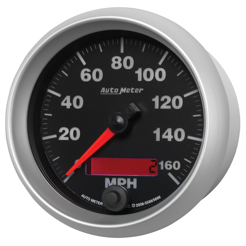 Autometer Gauge, Speedometer, 3 3/8", 160mph, Elec. Programmable, Elite 5688 User 2