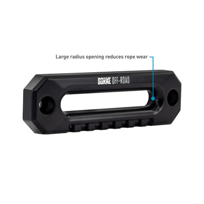 Borne Off-Road Hawse Fairlead - Black BNWN-HFL-01BK BNWN-HFL-01BK Photo - Primary