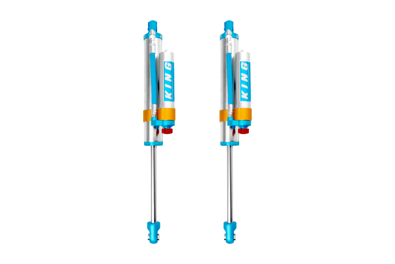 King Shocks 2005+ Ford F-250/F-350 4WD Rear 2.5 Dia Piggy Hose Reservoir Shock w/Adjuster (Pair) 25001-171A 25001-171A Photo - Primary