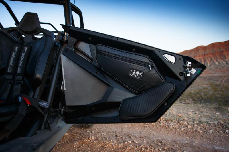 PRP Seats PRP Polaris RZR PRO XP/PRO R/Turbo R Front Door Bags with Knee Pad (Pair) E97-210 E97-210 Photo - Close Up