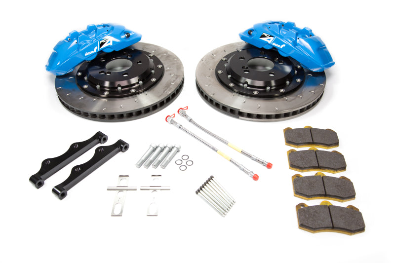 Alcon 2009+ Nissan GT-R R35 380x33mm Rotor Sky Blue 4 Piston Caliper RC4 Rear Axle Kit BKR6959B05 BKR6959B05 Photo - Primary